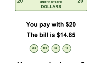 Answer: Count Your Change Puzzle
