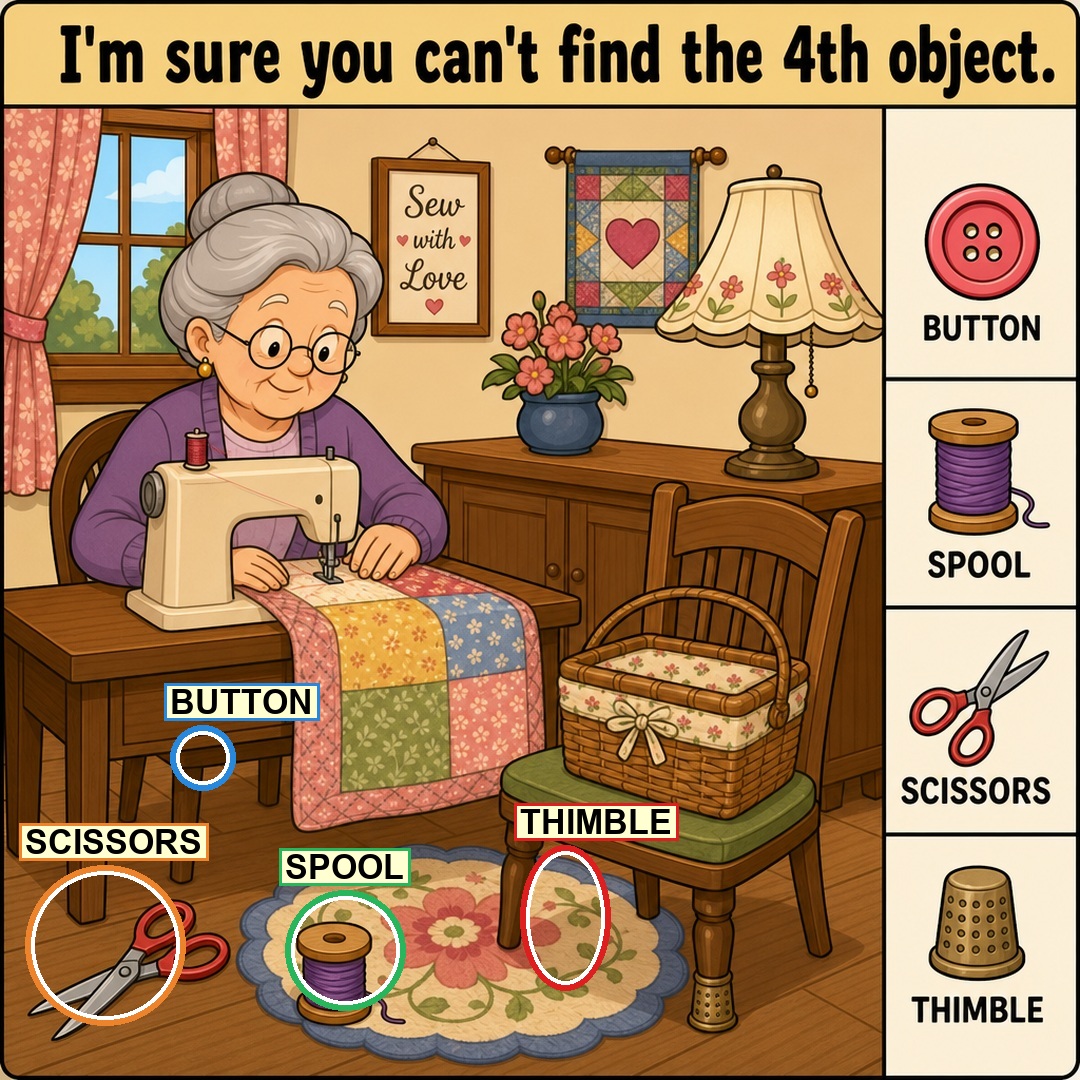 Can You Find the Hidden Thimble? answer image