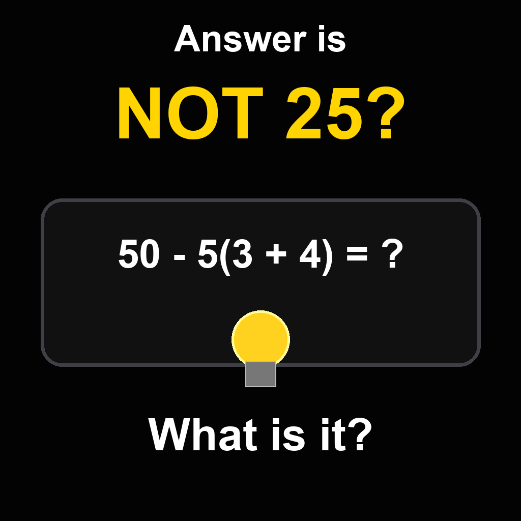 Answer: The Answer Is Not What You Think