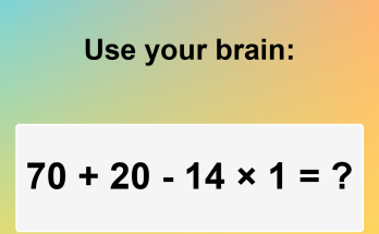 Answer: Please Do Not Use a Calculator Puzzle