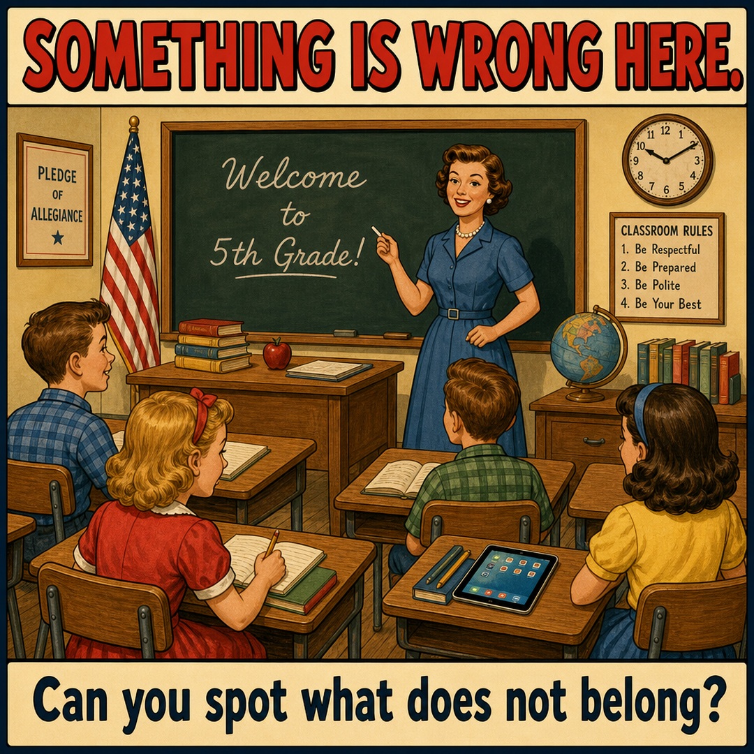 Something Is Wrong in This Old Schoolroom: Answer