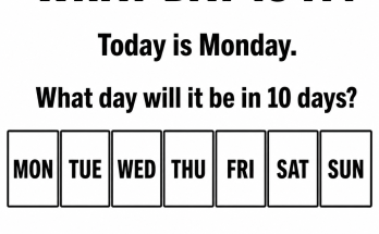 Answer: Today Is Monday. What Day Will It Be in 10 Days?