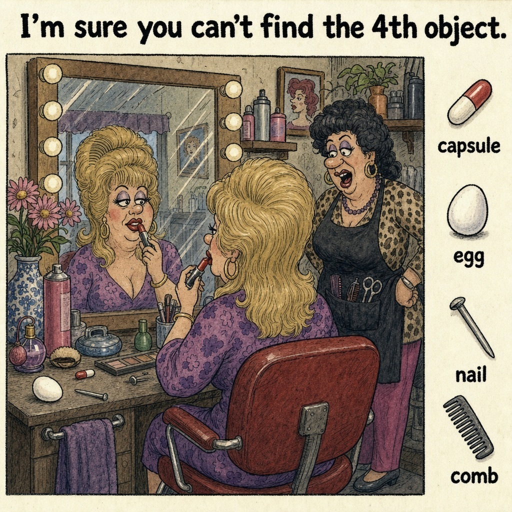 Can You Find the Hidden Comb in This Picture?