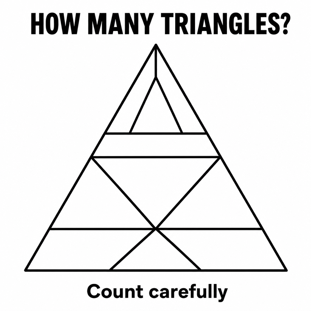 Answer: How Many Triangles Are in This Picture?