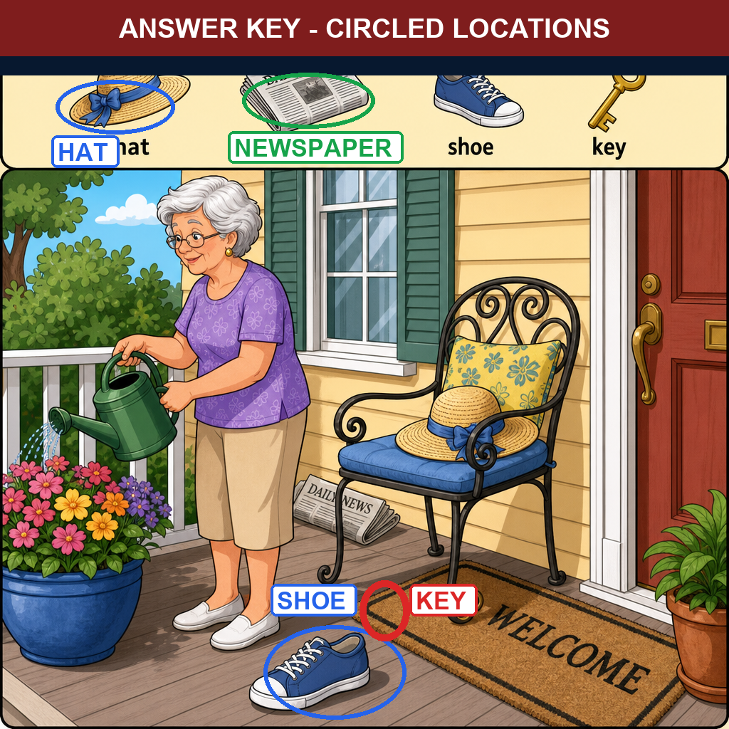 Can You Find the Hidden Key in This Picture? answer image