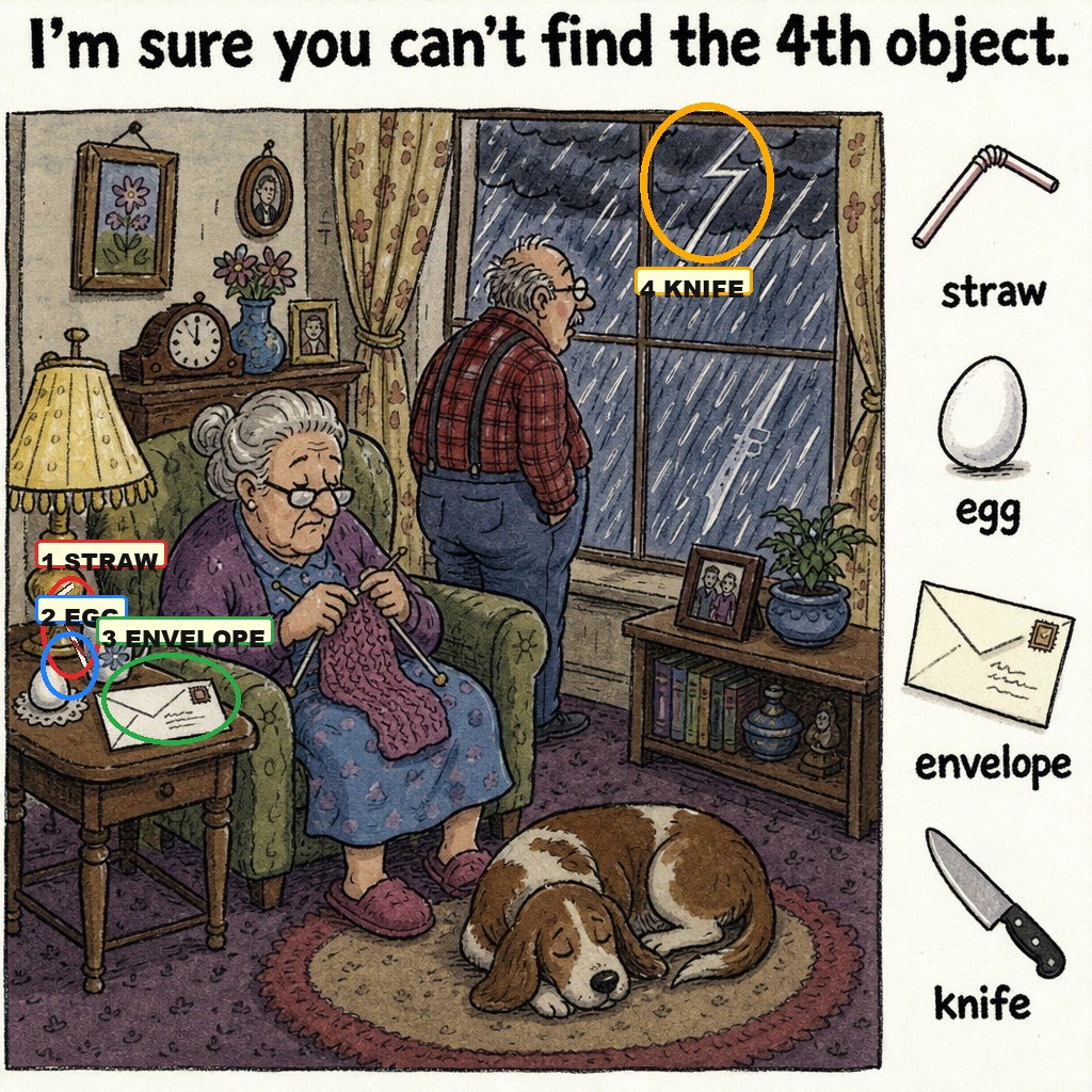 Can You Find the Hidden Knife in This Picture? answer image