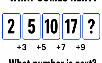 Answer: What Number Comes Next in the Sequence?
