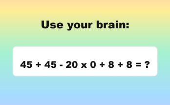 Please Do Not Use a Calculator: Puzzle Answer
