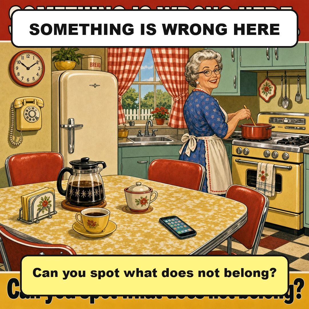 Something Is Wrong in This 1960s Kitchen: Answer