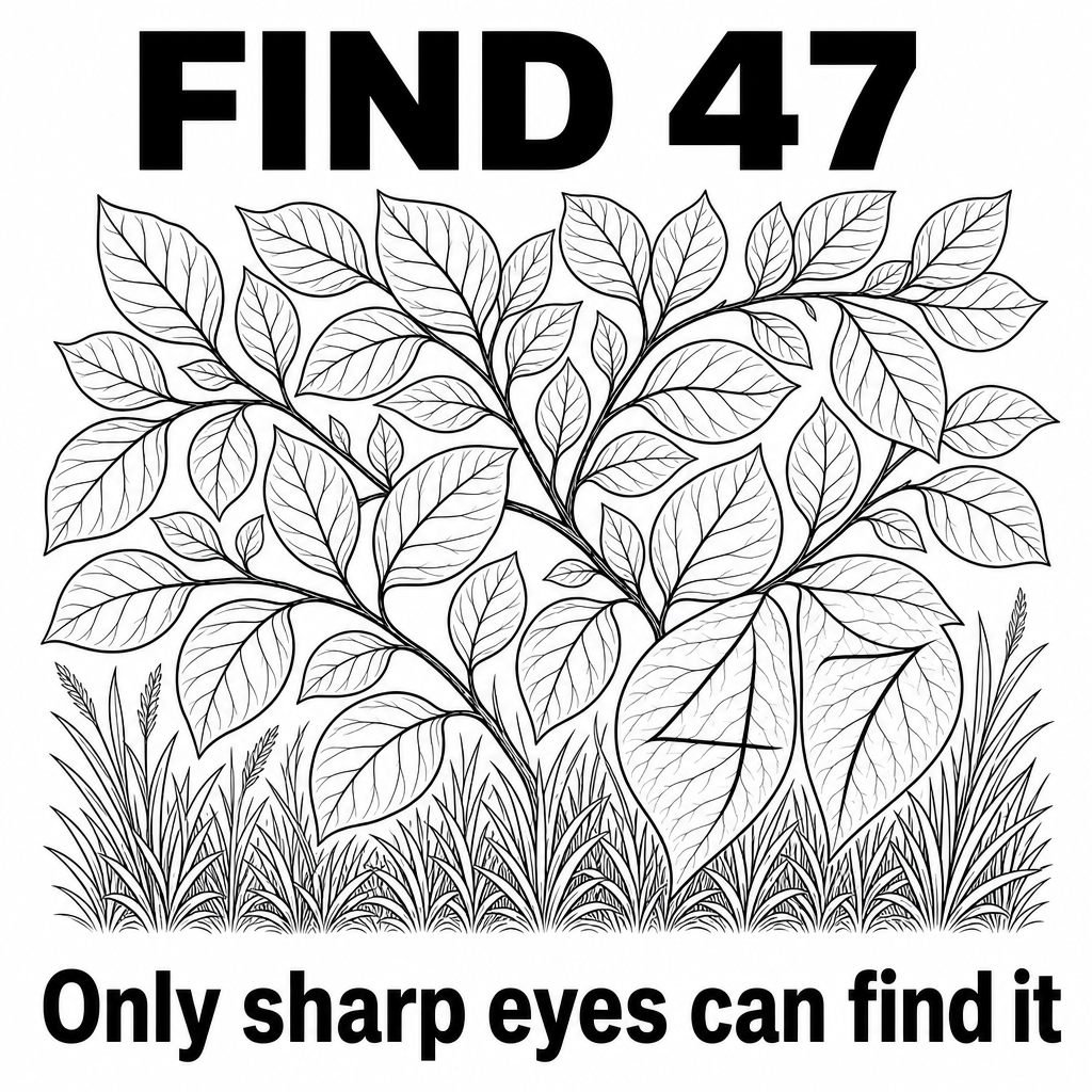 Answer: Find 47 Hidden in the Leaves