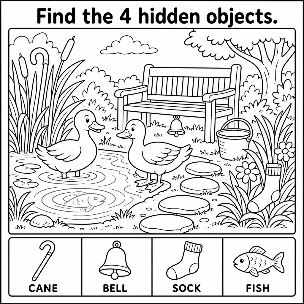 Can You Find the Hidden Fish?