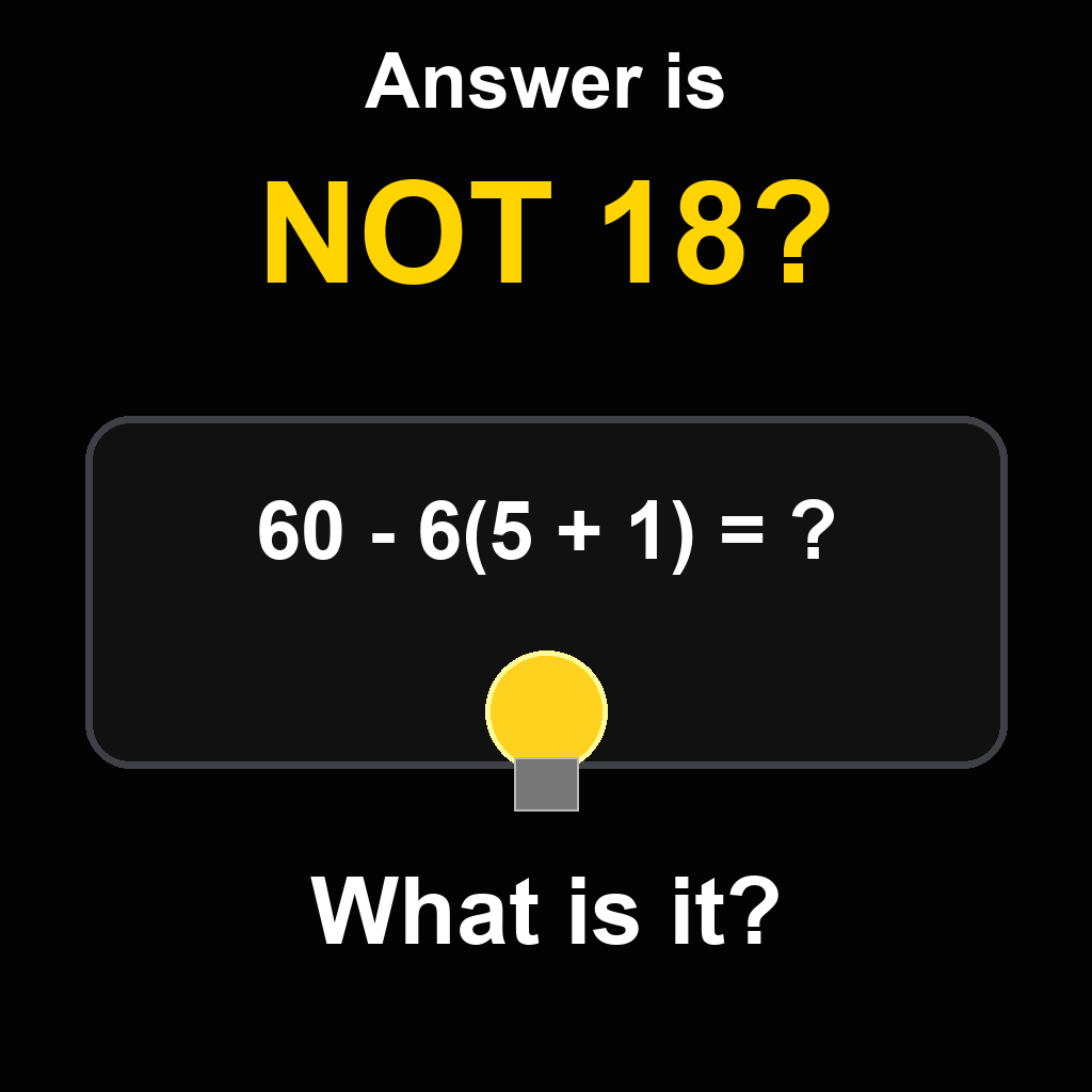 Answer: The Answer Is Not What You Think