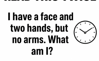 Answer: I Have a Face and Two Hands Riddle