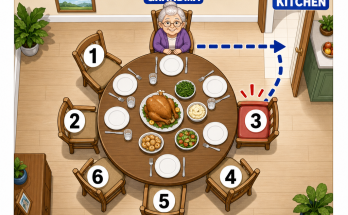 Which Chair Should Move? Dinner Logic Puzzle Answer