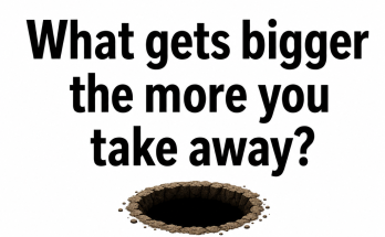 Answer: What Gets Bigger the More You Take Away?