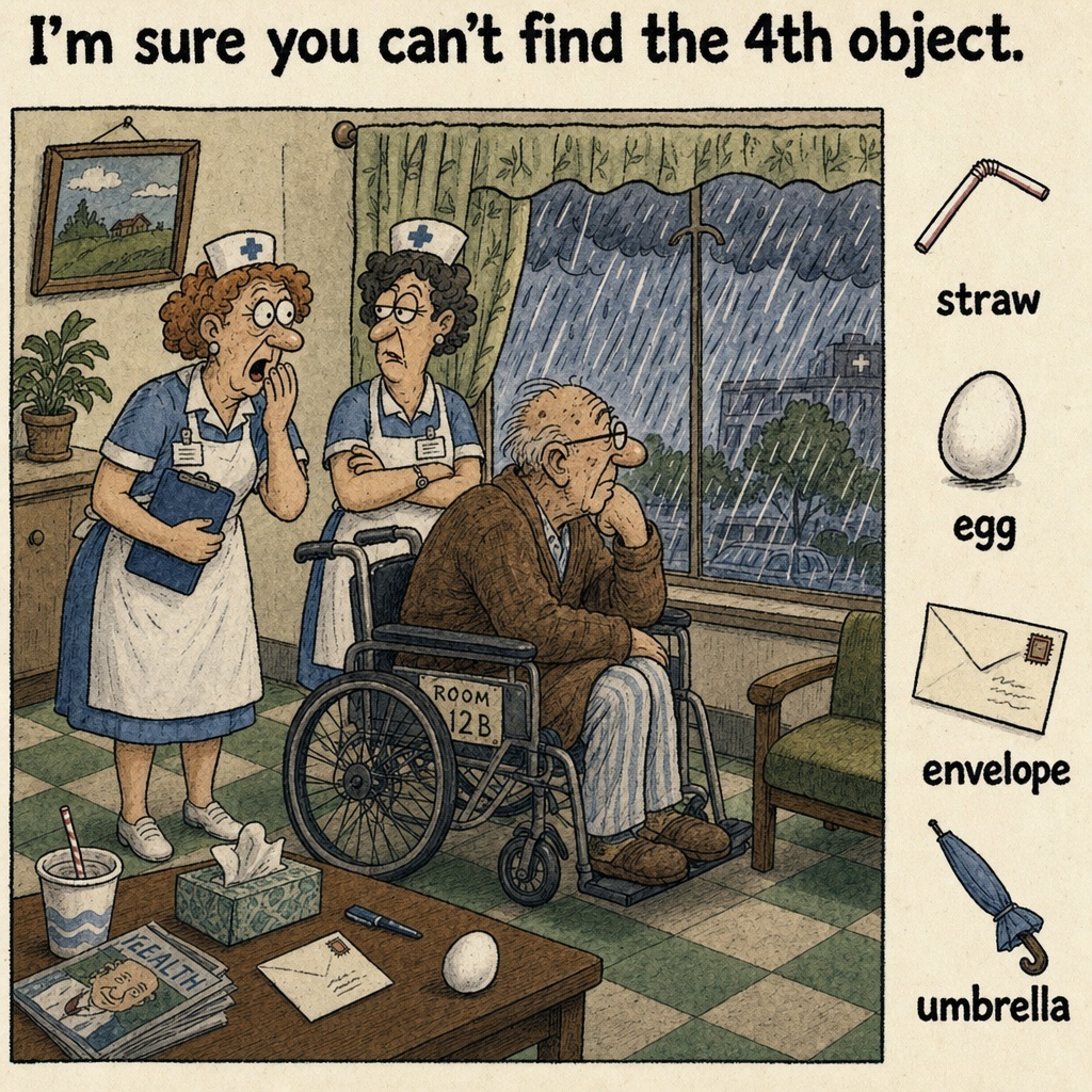 Can You Find the Hidden Umbrella in This Picture?