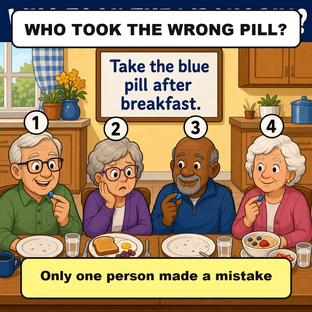 Who Took the Wrong Pill? Puzzle Answer