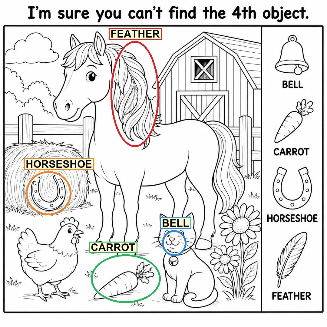 Can You Find the Hidden Feather? answer image