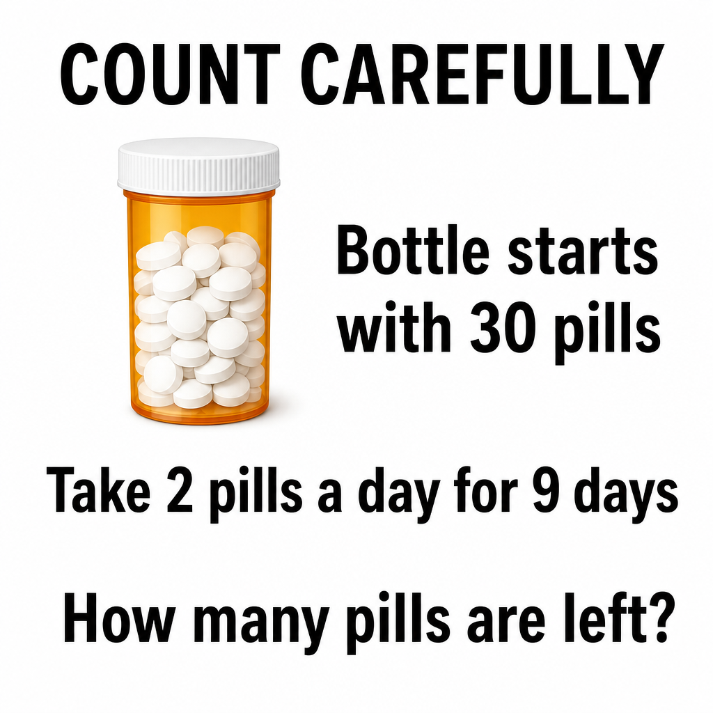 Answer: How Many Pills Are Left?