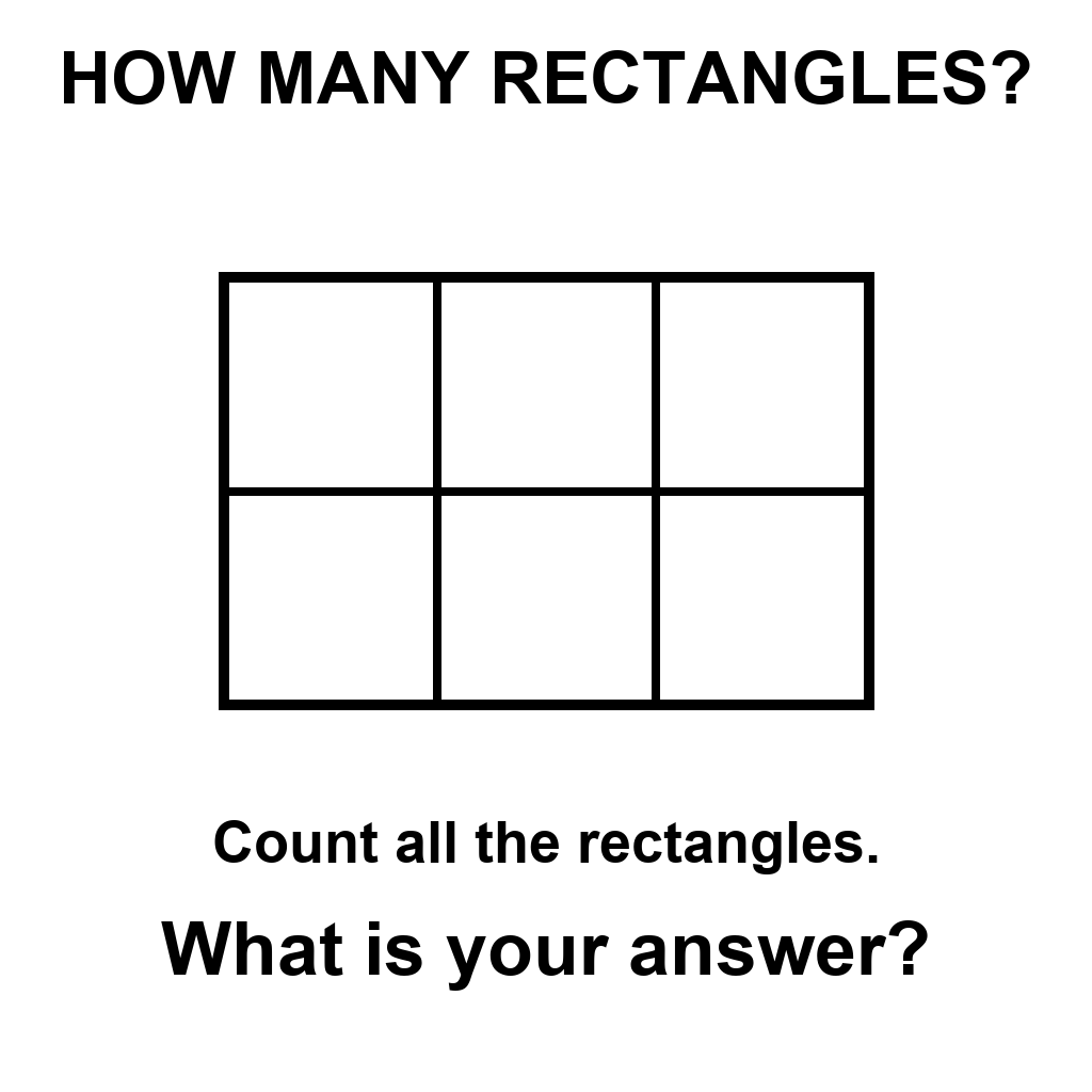 Answer: How Many Rectangles Puzzle