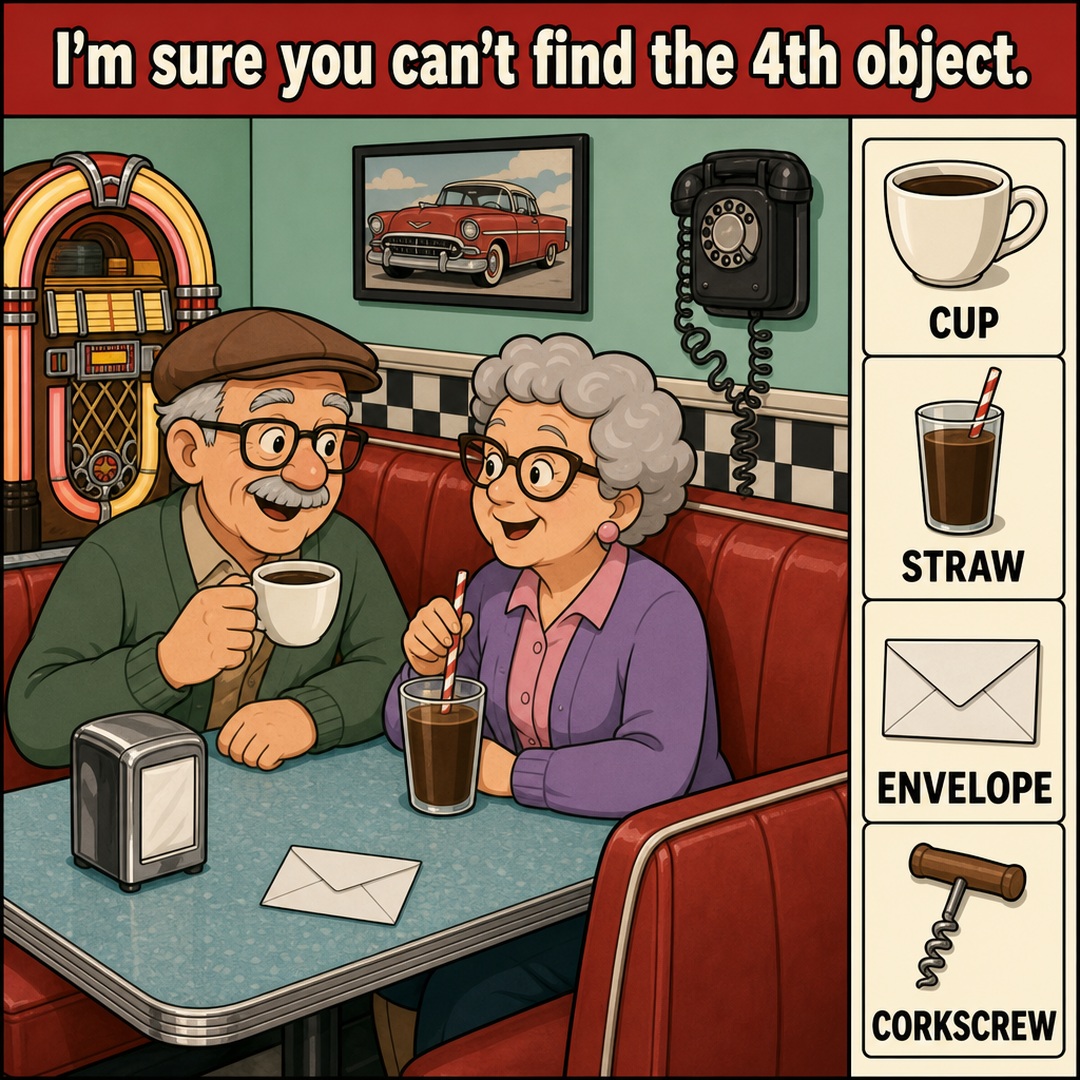 Can You Find the Hidden Corkscrew?