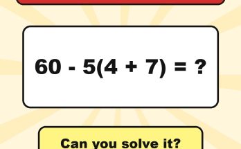 Math Puzzle Answer Explained