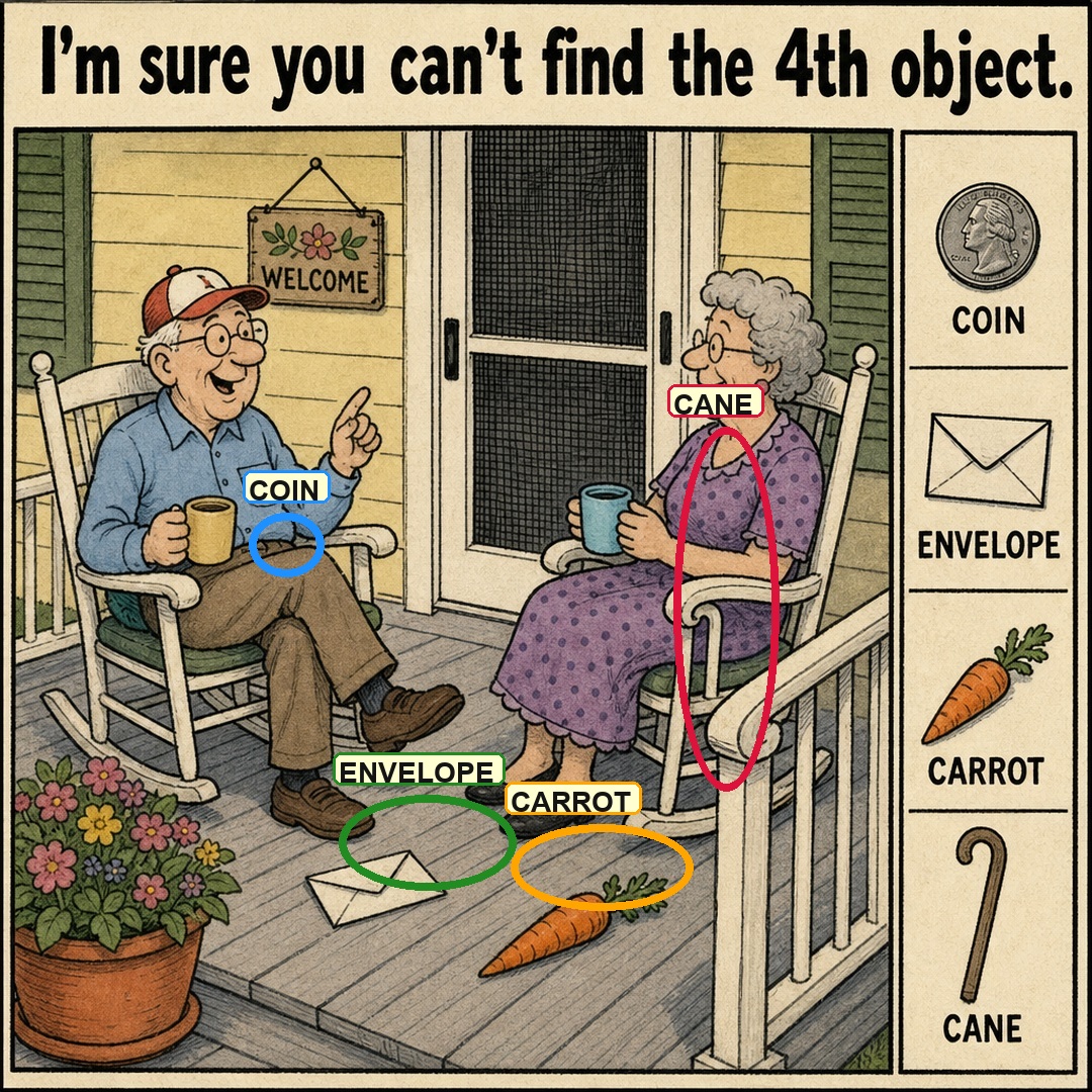 Can You Find the Hidden Cane? answer image