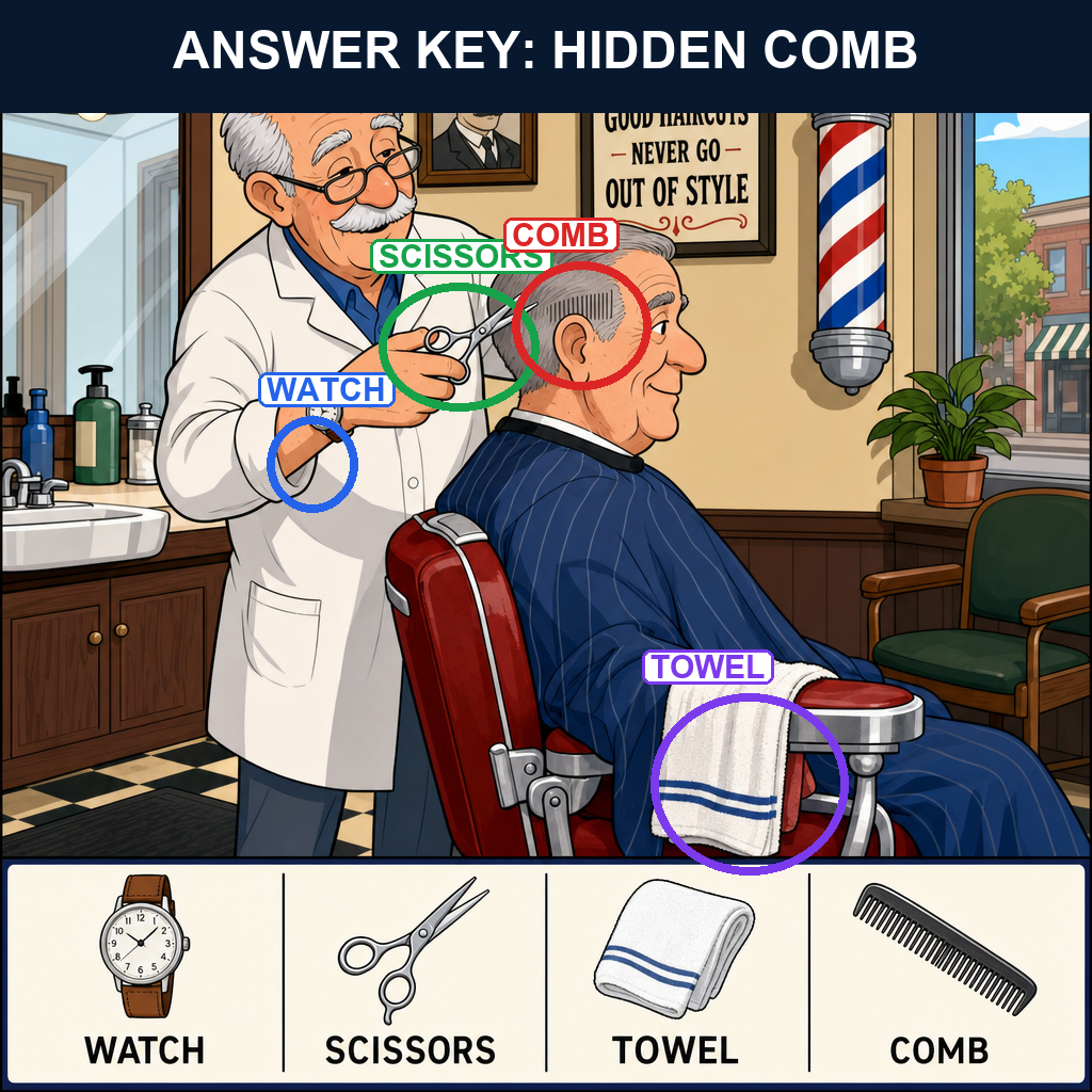 Answer Key: Hidden Comb