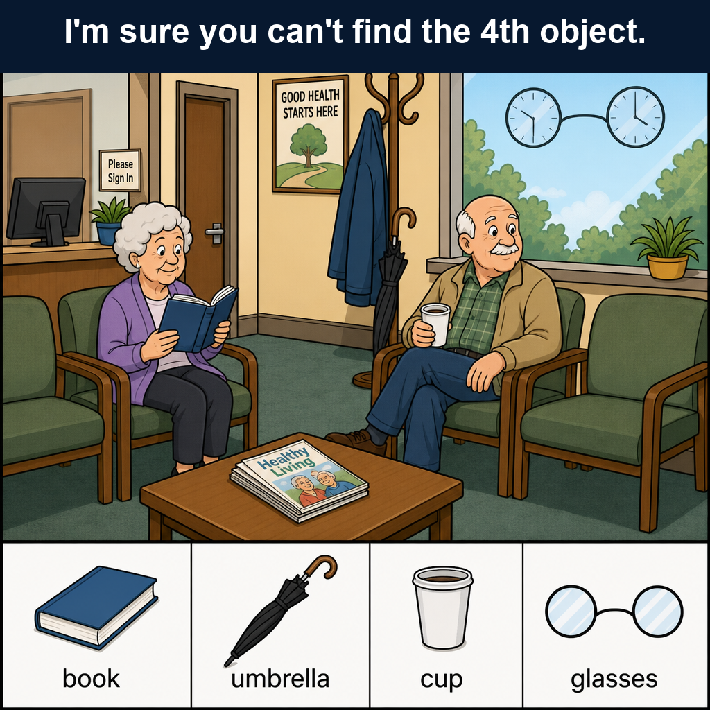 Can You Find the Hidden Glasses in This Picture?
