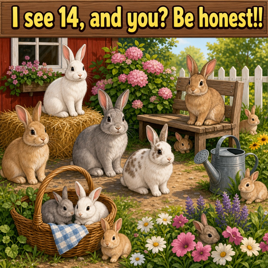 I See 12, and You? Rabbit Count Answer