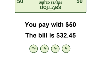 Answer: Count Your Change Puzzle