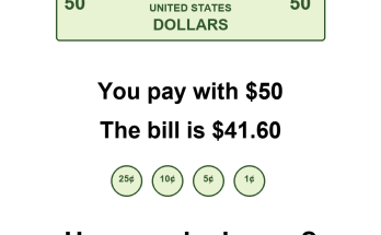 Answer: Count Your Change Puzzle