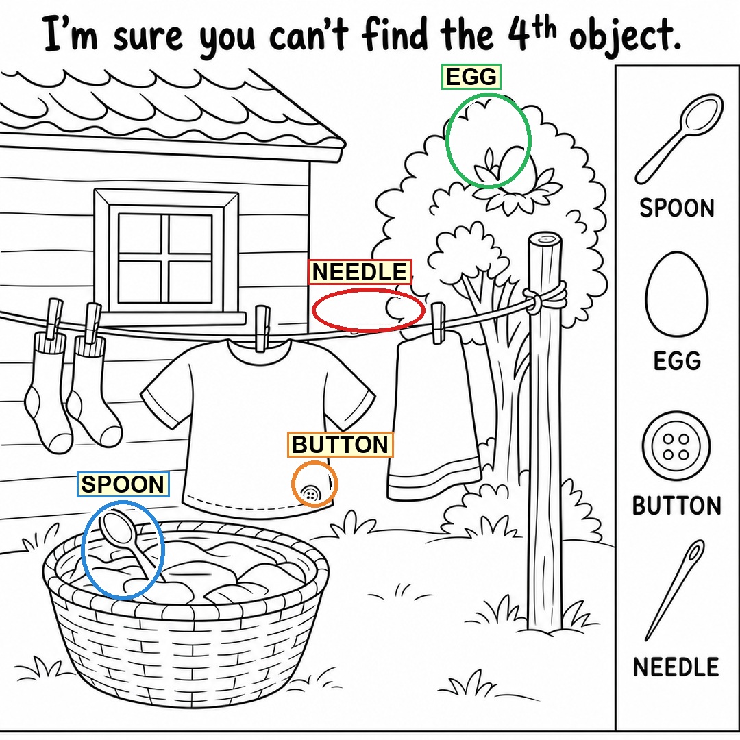 Can You Find the Hidden Needle? answer image