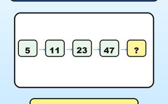 What Number Comes Next? Pattern Answer