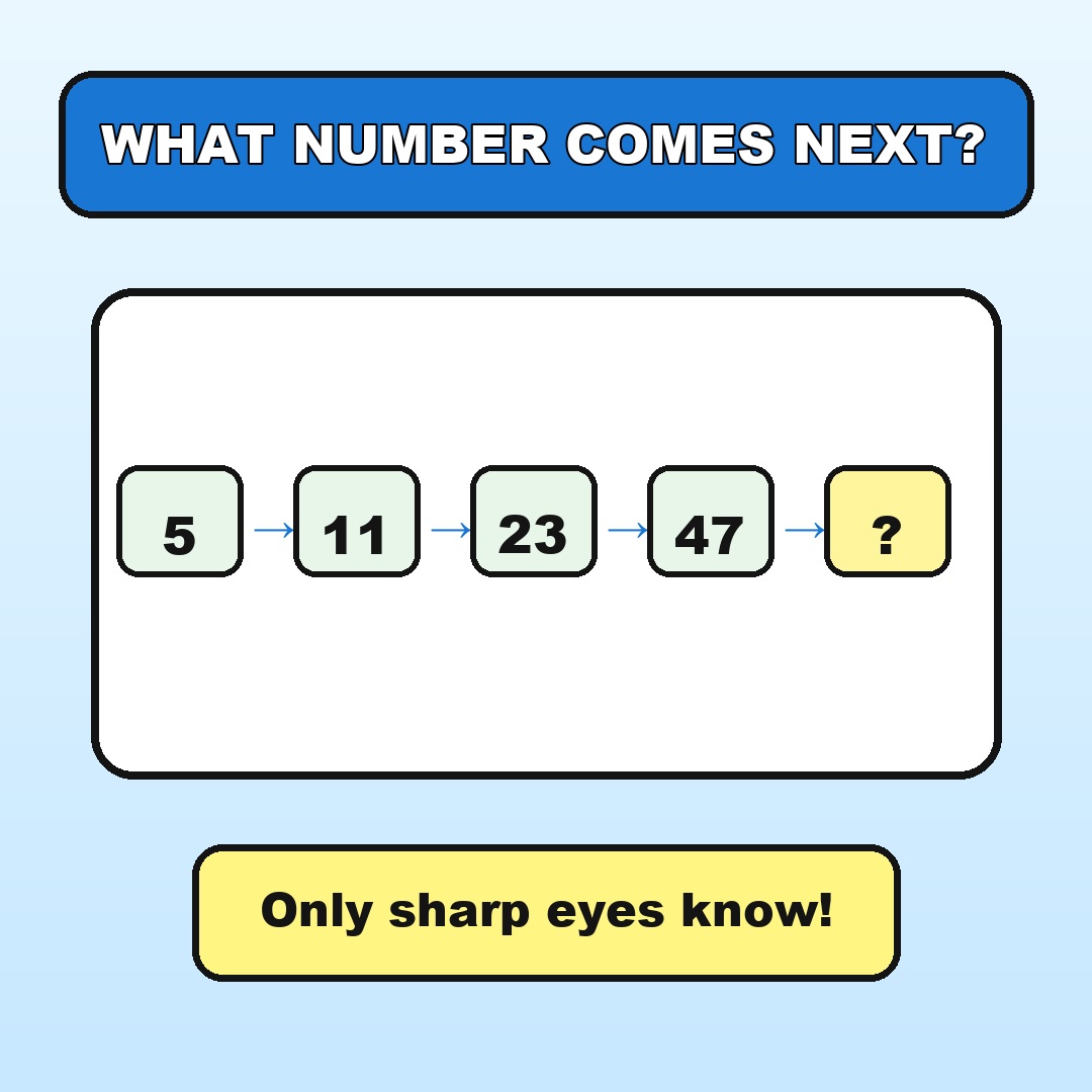What Number Comes Next? Pattern Answer