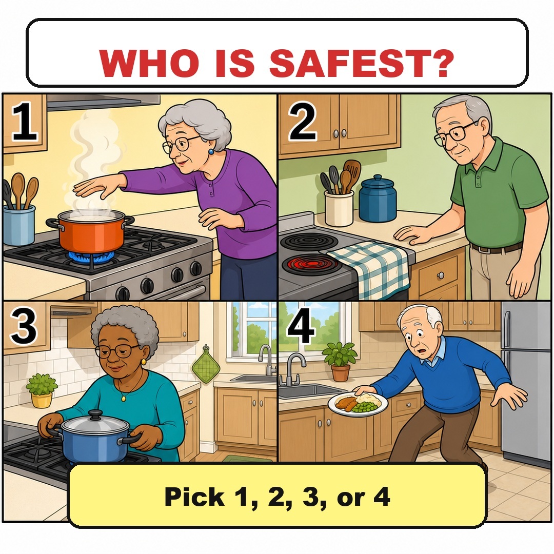 Answer: Who Is Safest in the Kitchen?
