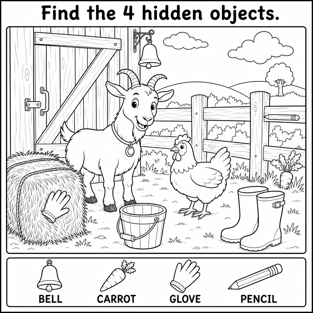 Can You Find the Hidden Pencil?