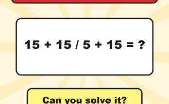 Answer: 15 + 15 / 5 + 15