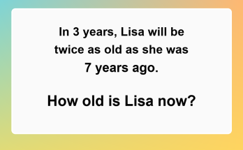 Answer: Brain Teaser Puzzle