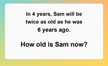 Answer: Brain Teaser Puzzle