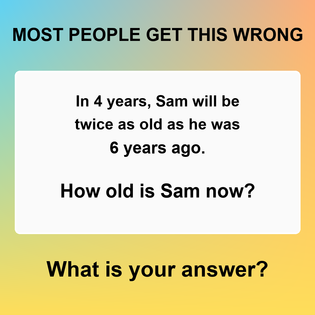 Answer: Brain Teaser Puzzle