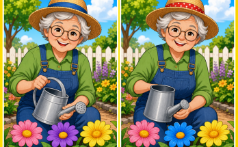 Find the 3 Differences: Gardener Puzzle Answer