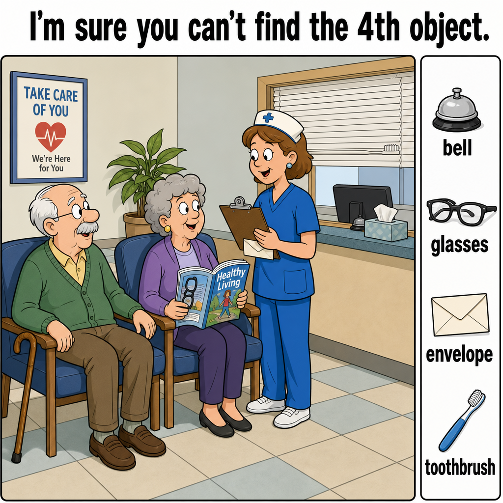 Only Sharp Eyes Can Spot the Hidden Toothbrush