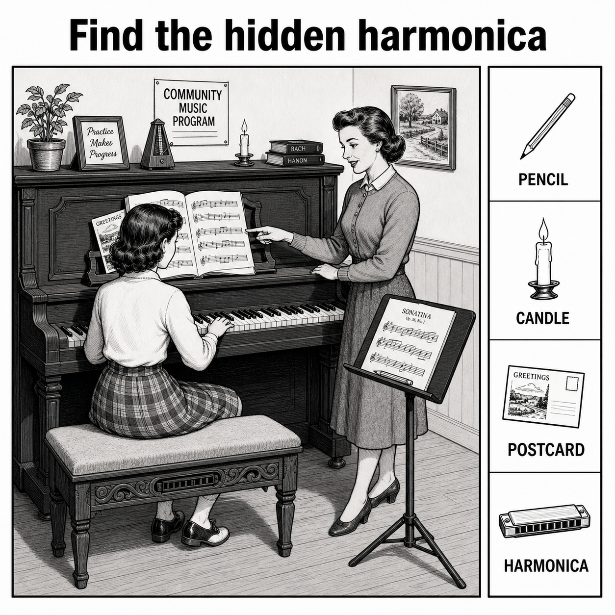 Can You Find the Hidden Harmonica?