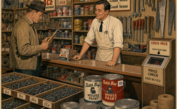 Two Things Are Wrong at This 1960s Hardware Store: Answer