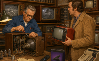 Two Things Are Wrong in This Old TV Repair Shop: Answer