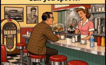 Something Is Wrong in This 1960s Diner: Answer