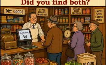 Two Things Are Wrong in This Old General Store: Answer