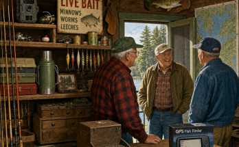 Two Things Are Wrong in This Old Lake Cabin Tackle Shop: Answer