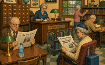 Two Things Are Wrong in This Old Library: Answer